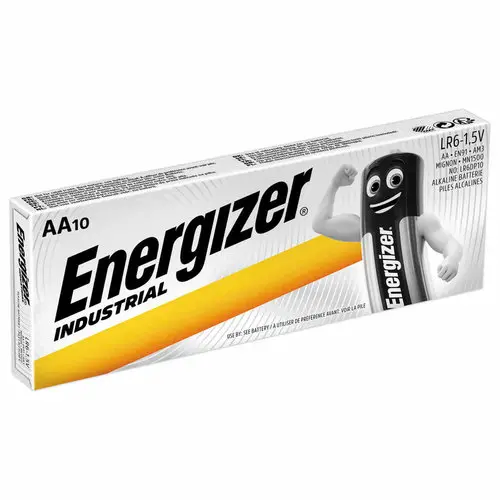 10 Piles alcalines Energizer Industrial - pack de 10