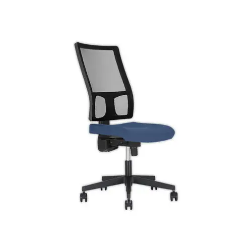 Siège de bureau synchrone Taktik - Gris bleu dossier résille