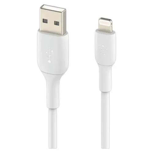Câble USB-A Lightning 1m blanc