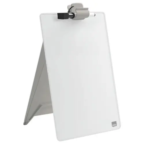 Chevalet de bureau en verre - 21 x 29 cm - NOBO