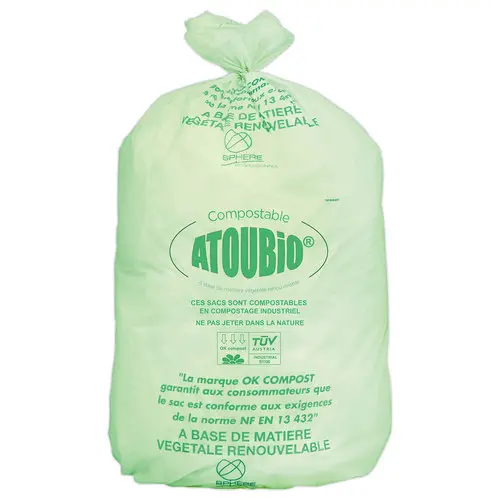 200 Sacs verts pour déchets quotidiens - 100L - ALFAPAC