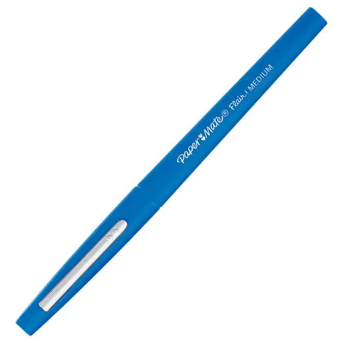36 (30+6 offerts) Feutres Flair Original - bleu - PAPERMATE