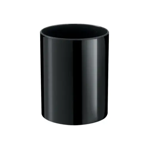 Pot à crayon en polypropylène noir