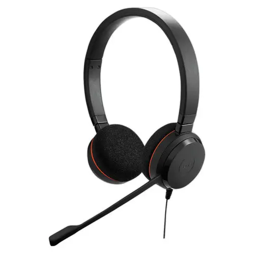 Casque téléphonique filaire JABRA - Evolve 20 MS USB-A - 2 écouteurs