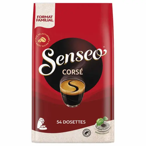54 Dosettes de café Senseo® Corsé - Intensité 8 - SENSEO