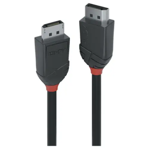 Câble DisplayPort 1.2, Black Line, 1m - LINDY
