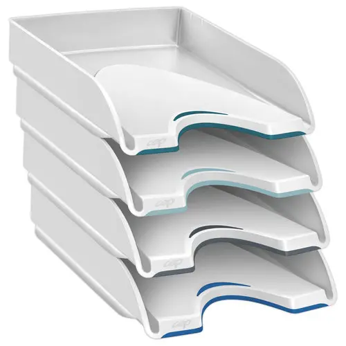 4 Corbeilles à courrier - Nuance - CEP