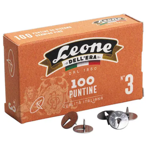 100 Punaises acier 11,5 mm N°3 - inox