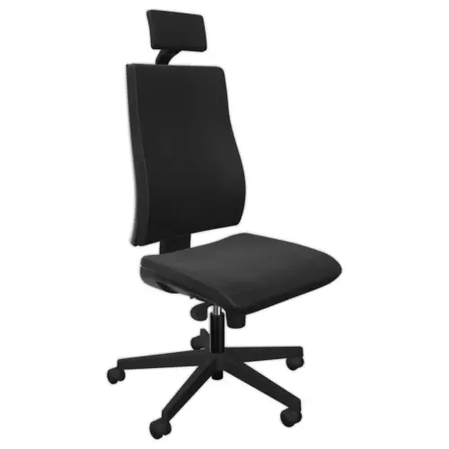 Siège Infinita synchrone noir avec têtière monté