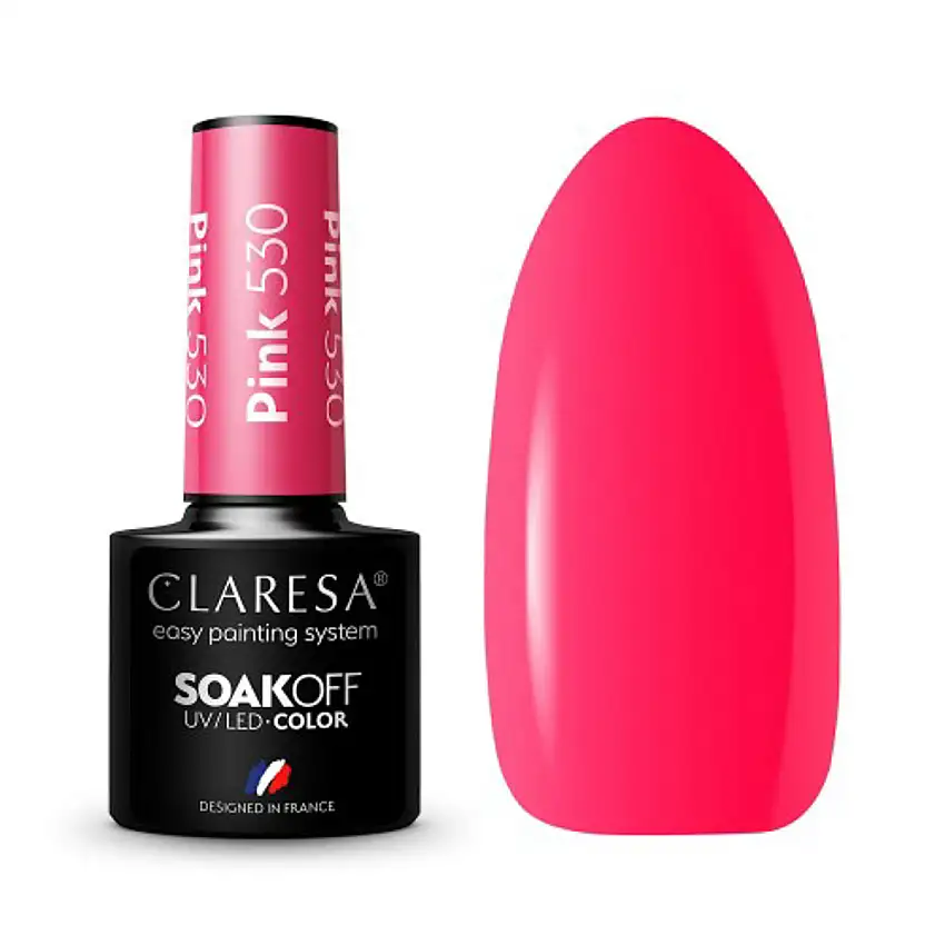 CLARESA Vernis à ongles hybride PINK 530 -5g