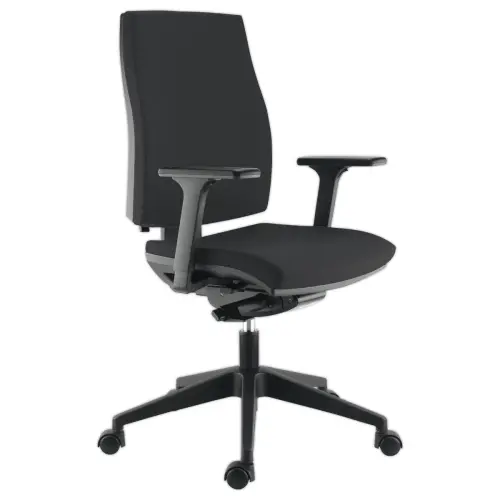 Siège LILLE Synchrone avec Accotoirs 3Dnoir monté