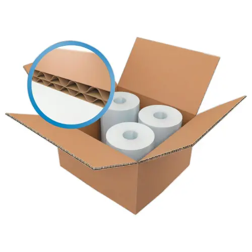 10 caisses américaines double cannelure 40x40x40 cm