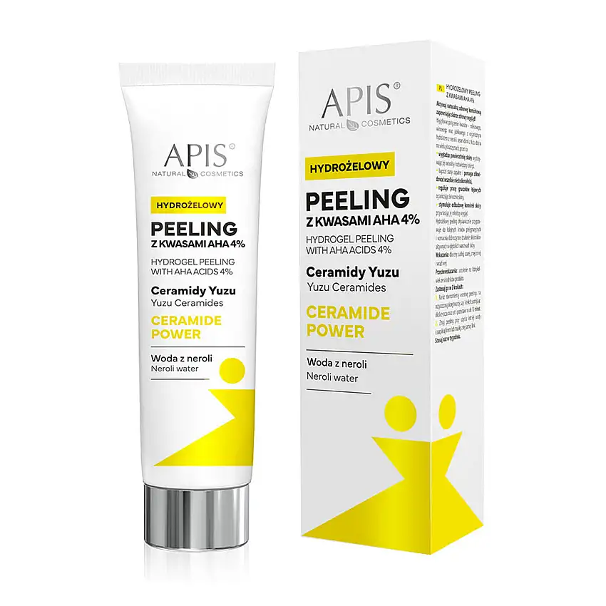 Apis céramide power hydrogel peeling aux acides AHA 4% 100 ml