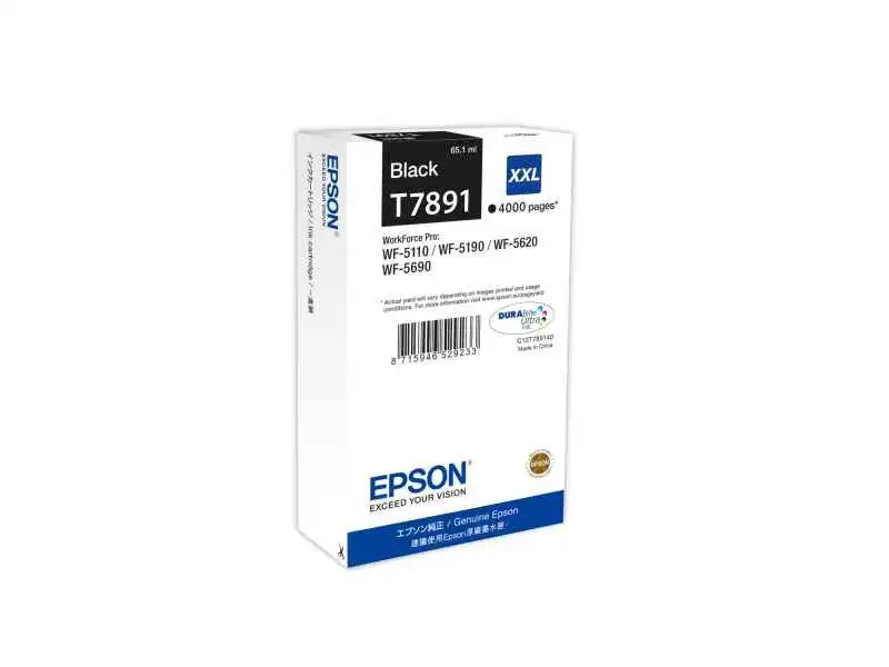 Epson Encre Noire XXL (4000 p) cartouche d’encre C13T789140