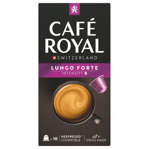 10 Capsules de café CAFE ROYAL Lungo Forte