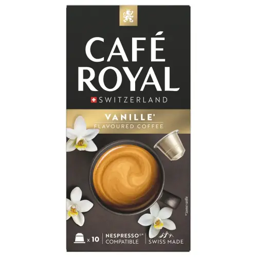 10 Capsules de café CAFE ROYAL Vanille