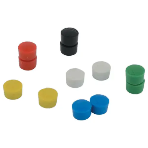 12 Aimants ronds - Ø 12 mm - Assortis