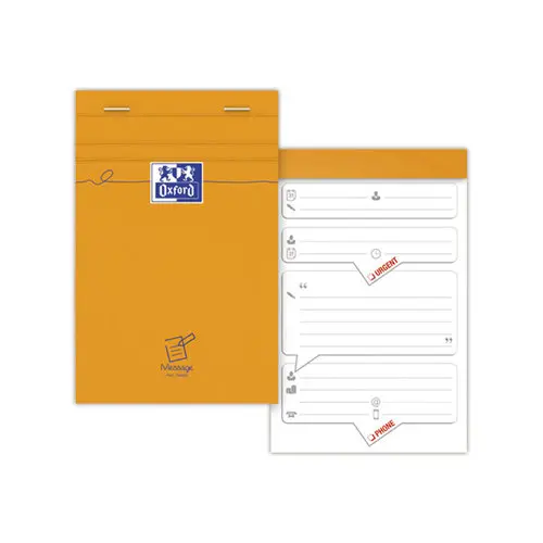 Bloc messages pré imprimés - 11x17 cm - OXFORD