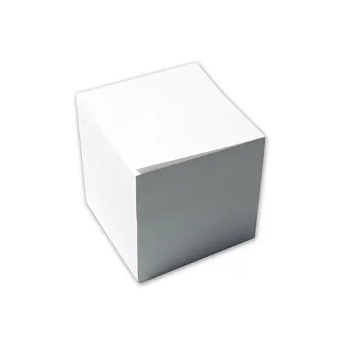 Bloc cube de 750 feuilles blanches avec dos encollé - 9 x 9 cm - ACCESS