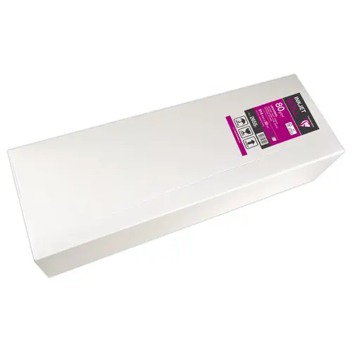 6 Rouleaux papier non couché pour traceurs - 0,914 x 50 m - 80 g - Clairefontaine