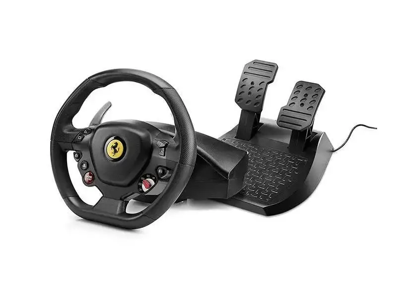 Thrustmaster T80 Ferrari 488 GTB Edition Ensemble pédales et volant de course – 373024 -PlayStation