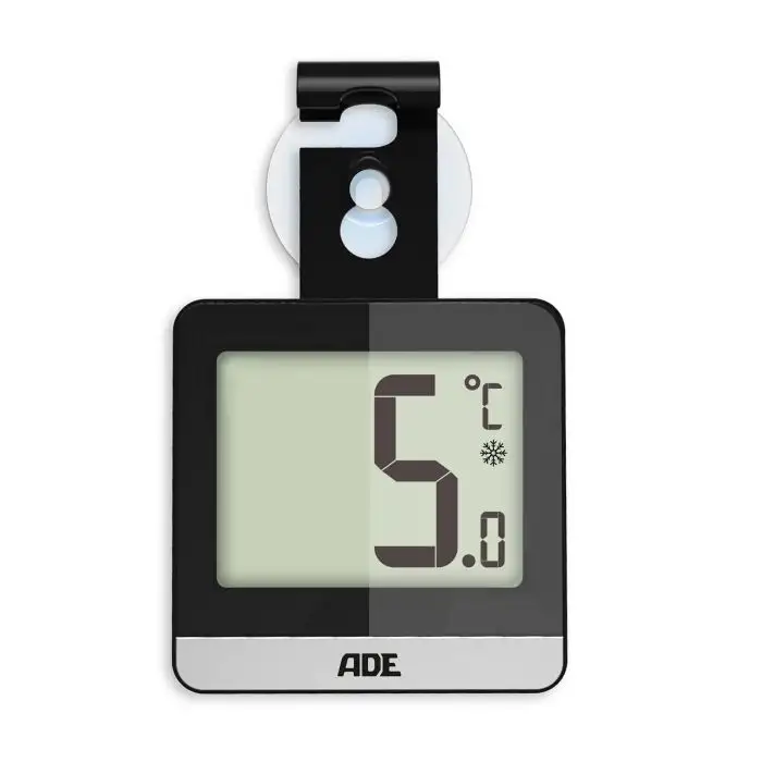 Ade Thermometer voor Koelkast of Diepvries 6x9,8x1,5cm