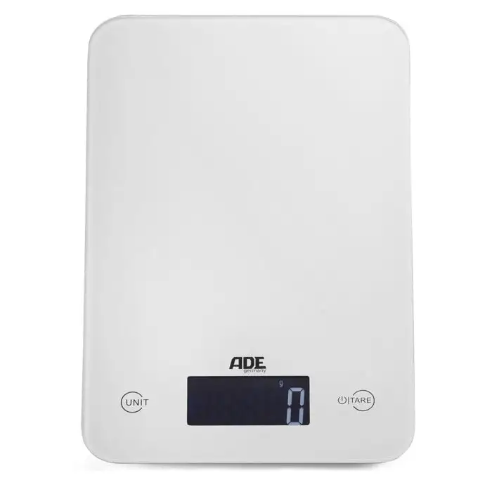 Ade Elektronische Keukenweegschaal Slim wit