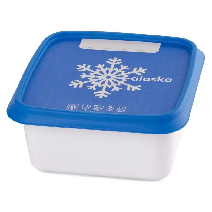 Amuse Basic 3 Vierkante Diepvriesdozen Alaska 12,8x12,8xH6cm - 50cl