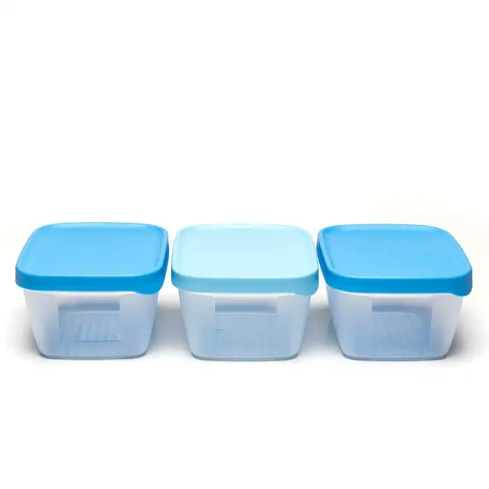 Amuse Basic 3 Rechthoekige Vershouddozen OptiFridge 90cl - 15,4x12,3xH7,7cm