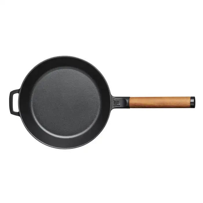 Fiskars Norden Gietijzer Braadpan 24cm - Afneembare Greep - Thermium® Antikleef Technologie