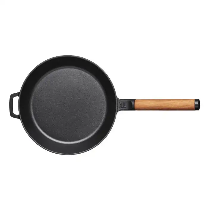 Fiskars Norden Gietijzer Braadpan 26cm - Afneembare Greep - Thermium® Antikleef Technologie