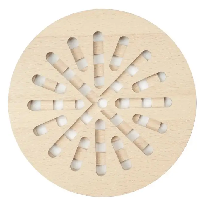 Kitchen Tools Houten Potonderzetter in Beuk 19.5x1,5cm