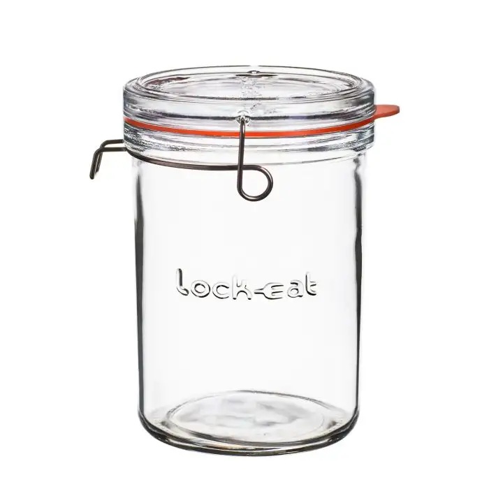 Luigi Bormioli 6 Inmaakbokalen Lock-eat 1l - ø115mm