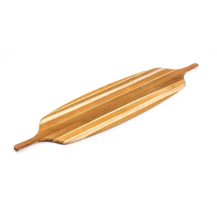 Teakhaus by Proteak Canoe Snijplank met 2 Grepen 81x21xH1,3cm