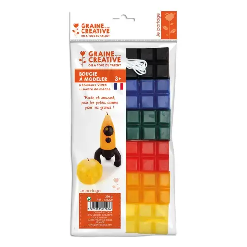 6 Plaques de cire à modeler - 240g - GRAINE CREATIVE