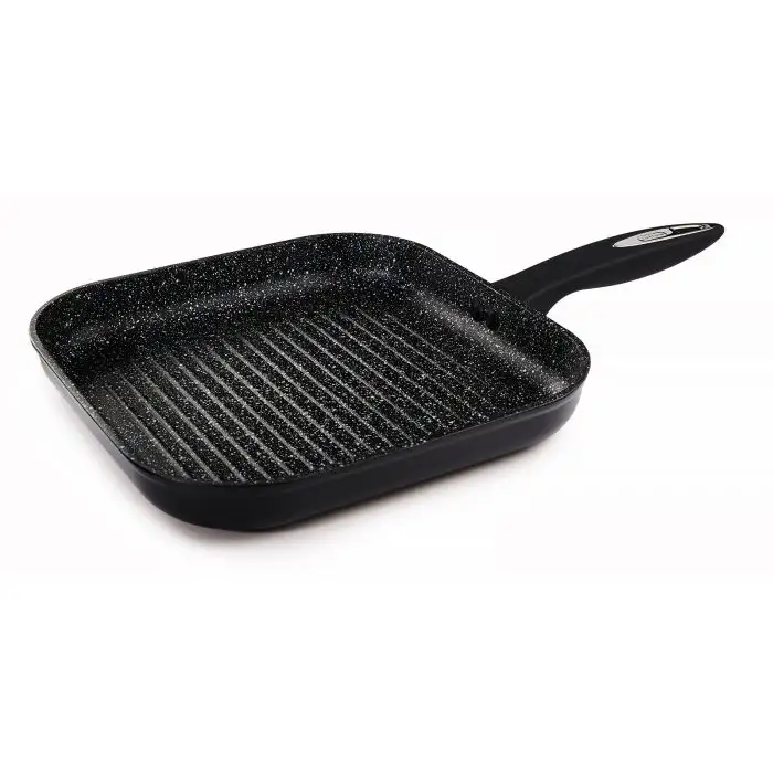 Zyliss Cook Vierkante Grillpan met Antiaanbaklaag en Soft Touch Greep 26cm