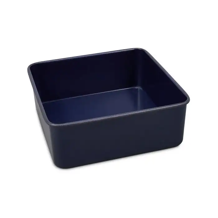 Zyliss Vierkante Cakevorm met Losse Bodem 20cm - Koolstofstaal - 21,2xH7,7cm