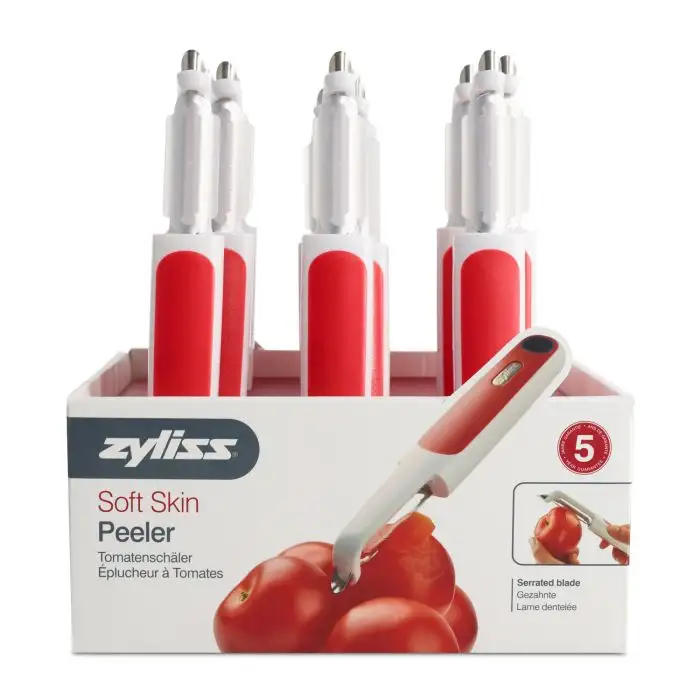 Zyliss Display met 12 Soft Skin Pendeldunschillers