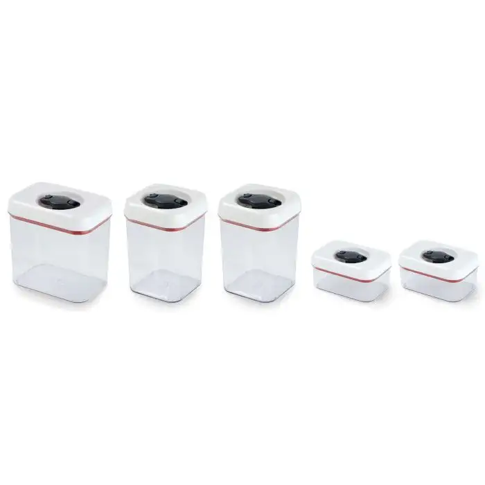Zyliss Twist & Seal 5-delige Set Vacuum Vershoudcontainers