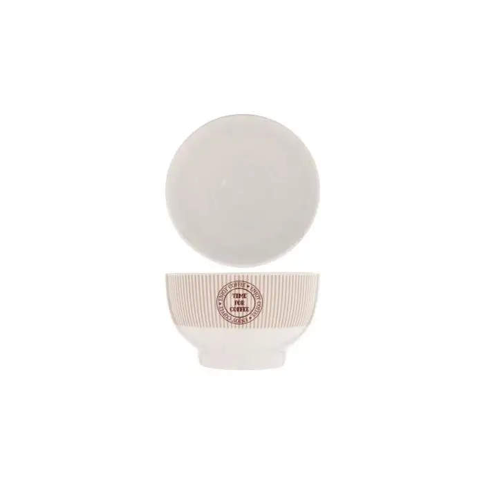 Time For Coffee Brown Bol D8.2xh10.1cm 58cl