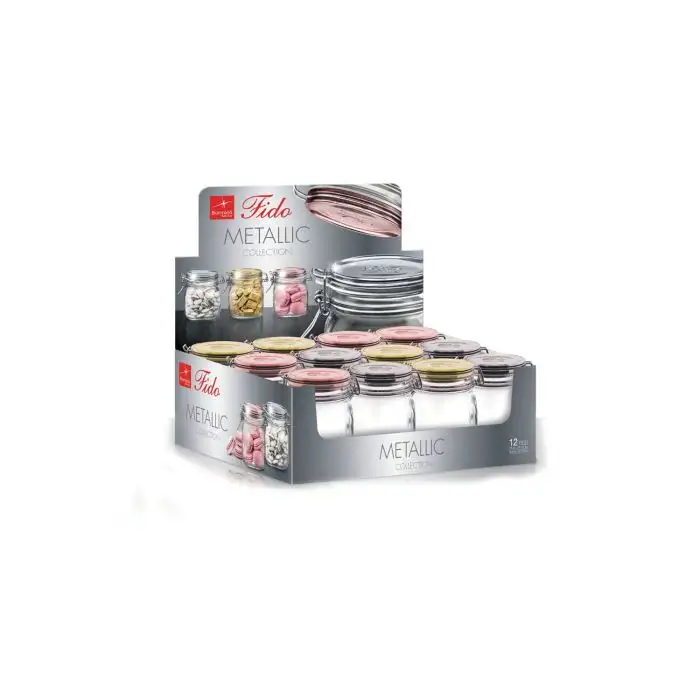 Fido Metallic Display 12 Pots