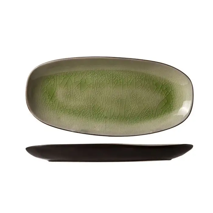 Streetfood Lightgreen Eassiette 22.5x10.5cm