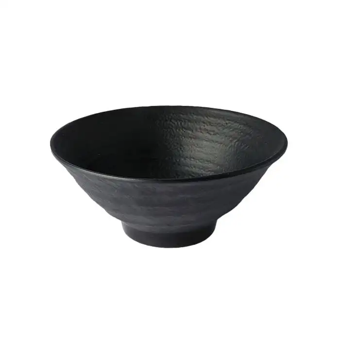 Zen Black Bowl 83cl Set6 21x8cm
