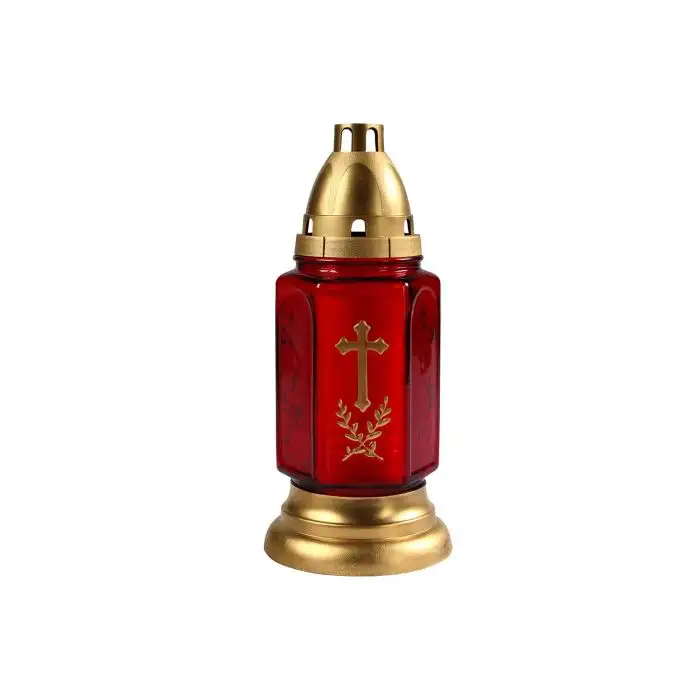 Ct Bougie Tombe Rouge 3jours 200g 11xh2 4.5cm