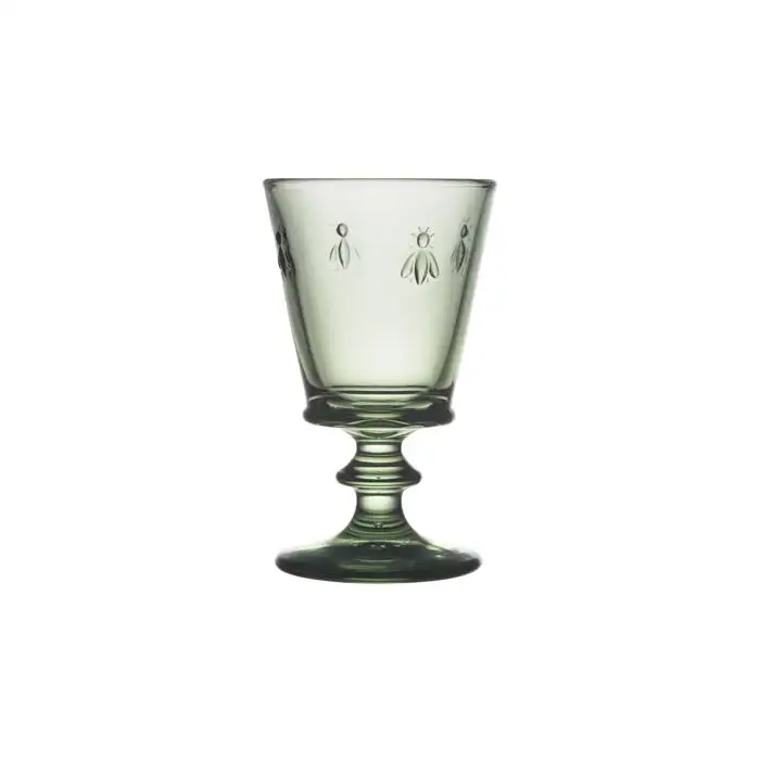 Abeille Vert Verre A Vin 24 Cl Set 6