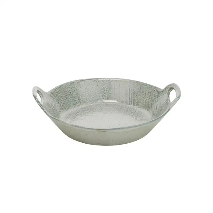 Asmara Green-grey Coupe D22-25xh4,8cm Avec 2 Anses