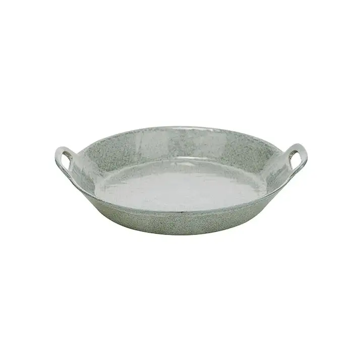 Asmara Green-grey Coupe D28-31xh4,8cm Avec 2 Anses