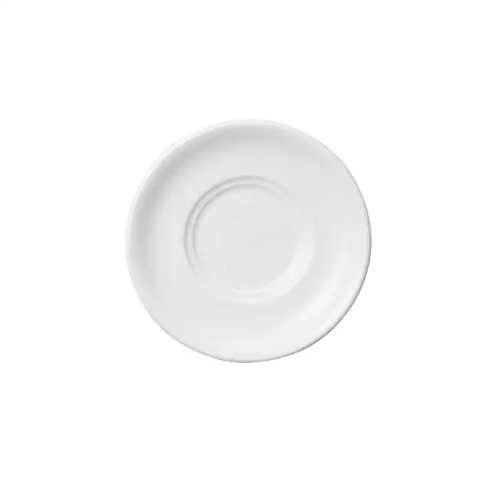 White Holloware Sous-tasse D15cm Set 24 Whtsol1