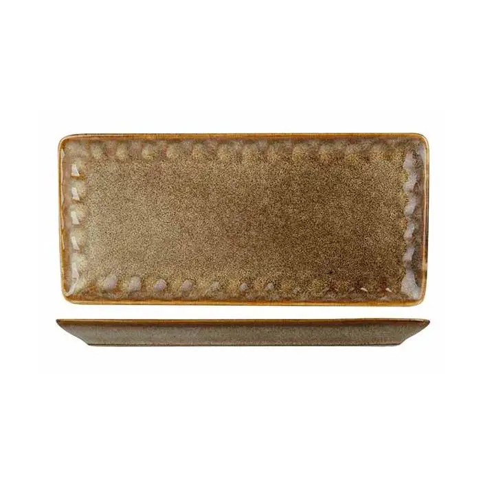 Araki Hazel Assiette Rectangulaire 23x11 Cm