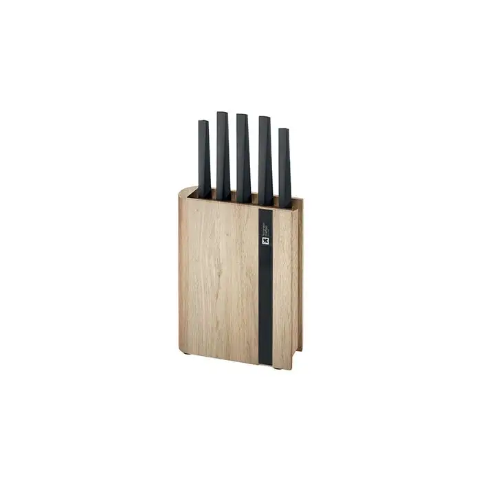 Bloc Couteaux Natural Wood 5 Couteaux
